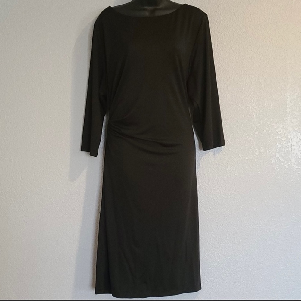 Peter NYGARD Black 3/4 Sleeve Dress